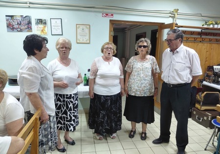 Pevci Medobčinskega društva slepih in slabovidnih Ptuj